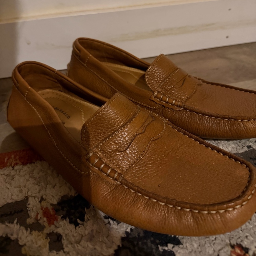 G.H. Bass & co Men's Tan Leather Loafers